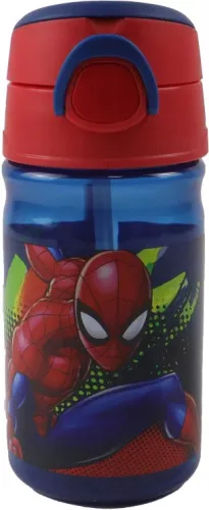 Picture of Spiderman Plastic Bottle with Strap 350ml